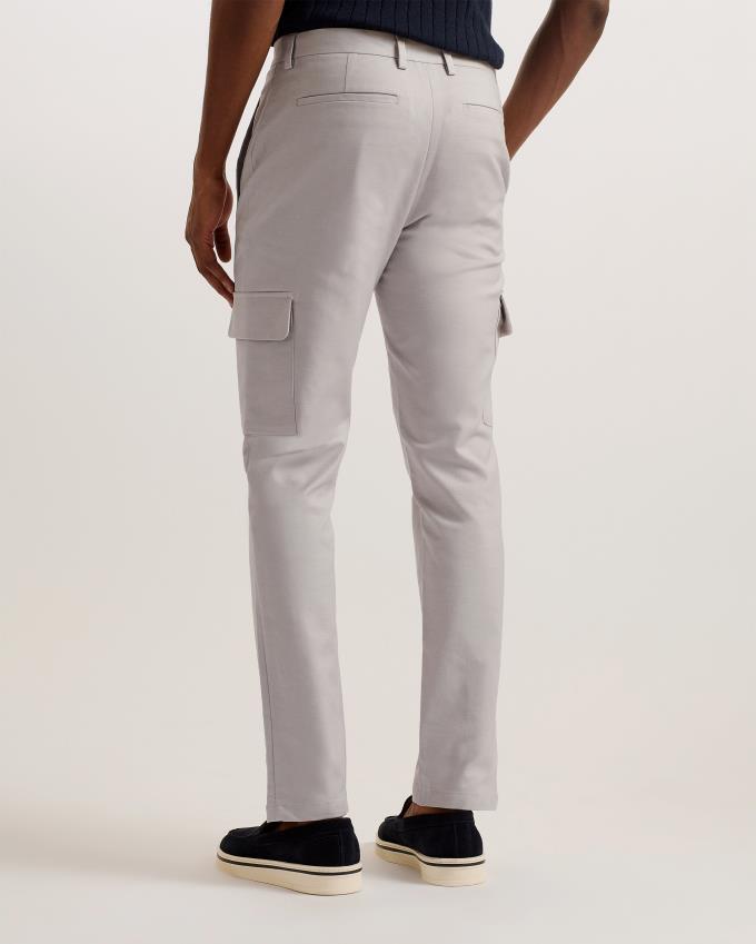 Pantalon Ted Baker Slim Fit Cotton Cargo Grise Clair Homme | TDA-75793585